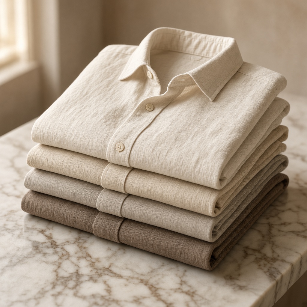 Linen button-down shirts